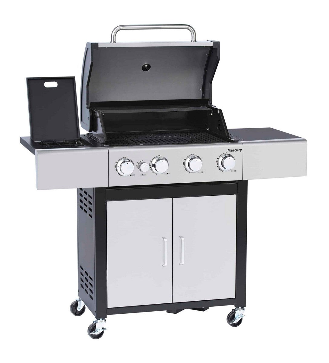 Mercury Gas BBQ 4 Burner Steel & Enamel 130cm by Outback