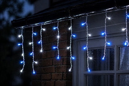 Christmas 1000L Blue & White Icicle Light by Merry & Bright