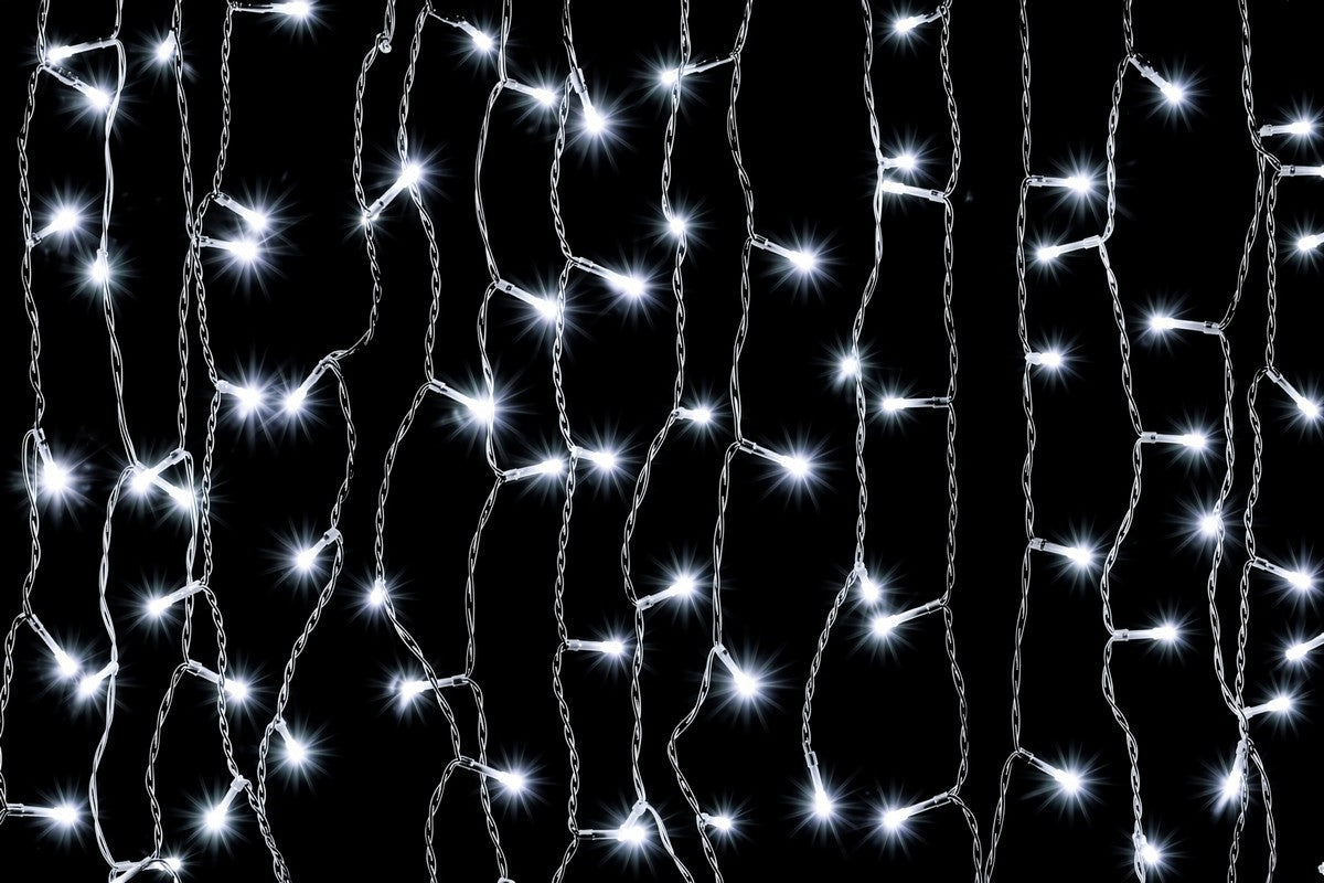 Christmas 1000L Cool White Icicle Light by Merry & Bright
