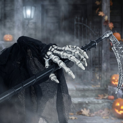 Animated Grim Reaper Halloween Decoration - 183cm