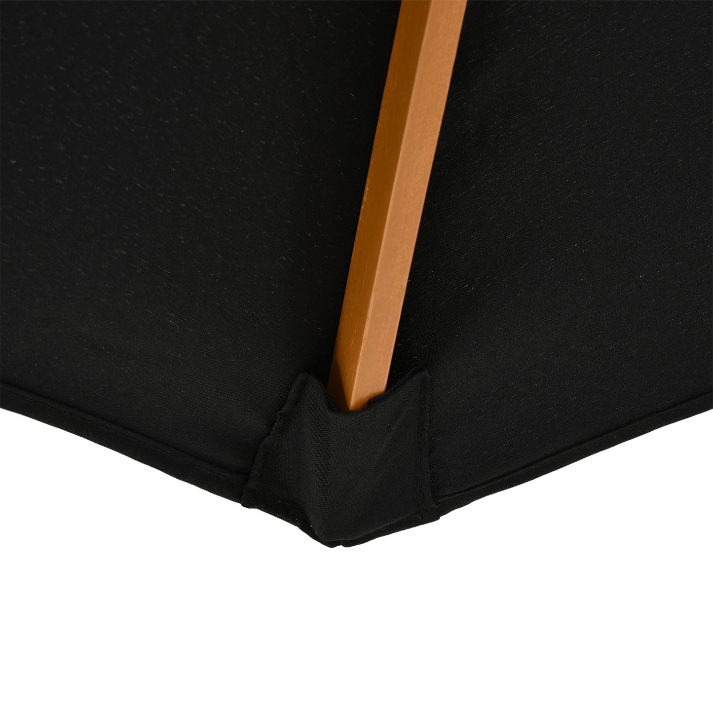 3M Fir Wooden Parasol Garden Umbrellas 8 Ribs Bamboo Sun Shade Patio Outdoor Umbrella Canopy