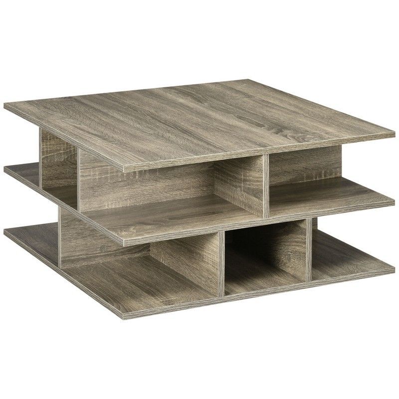 Homcom Square Coffee Tables For Living Room Primary Image