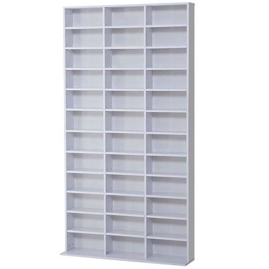 Homcom 33 Adjustable Compartment Storage Unit - White