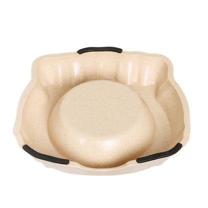 Monster Small Dog Bowl Orange Bamboo 19cm by Pet Brands