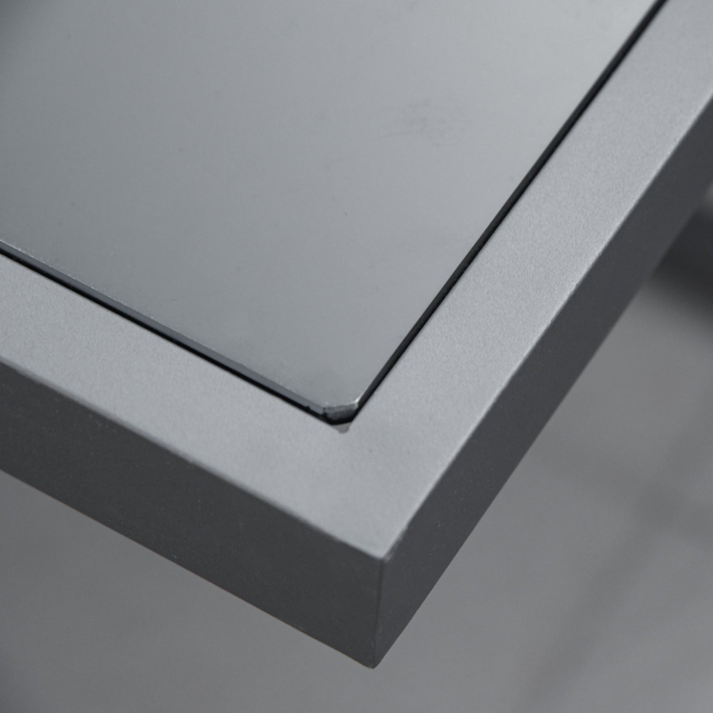 8 Seater Garden Dining Cube Set Aluminium Outdoor Furniture Set Dining Table