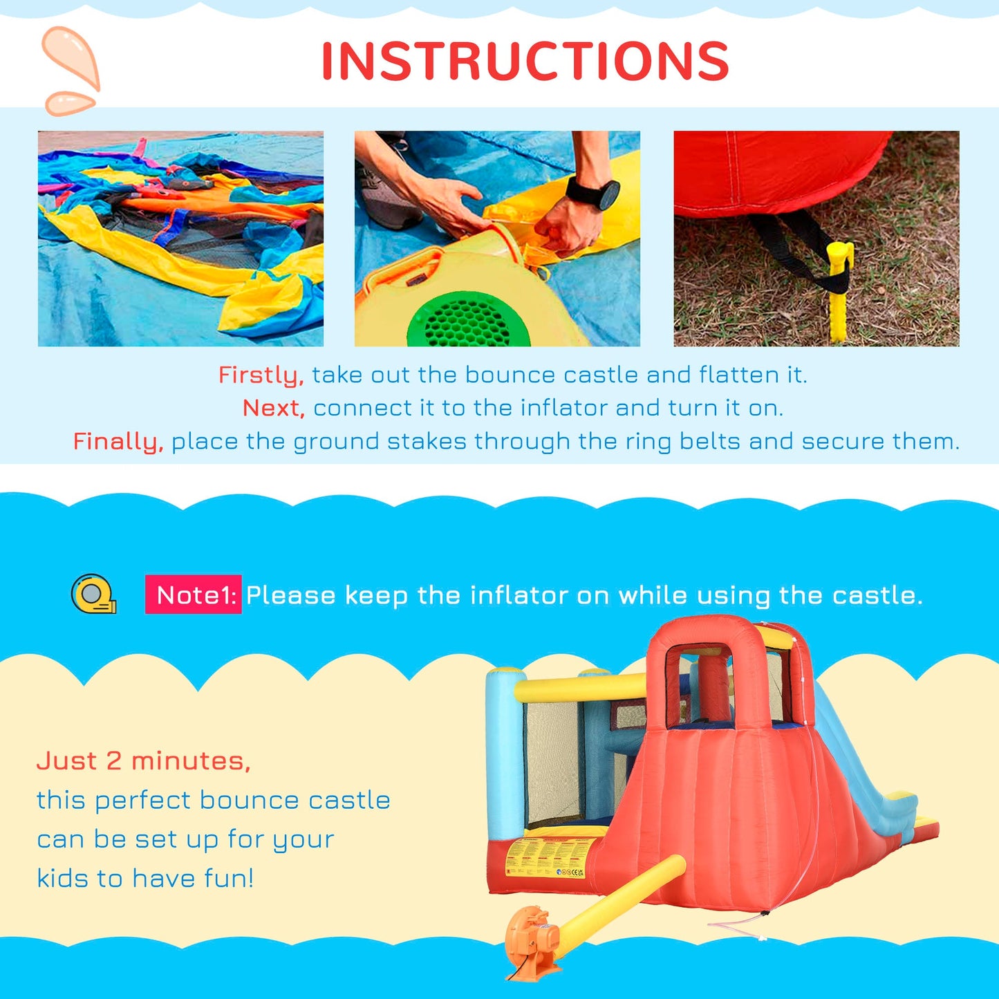 4 in 1 Bouncy Castle