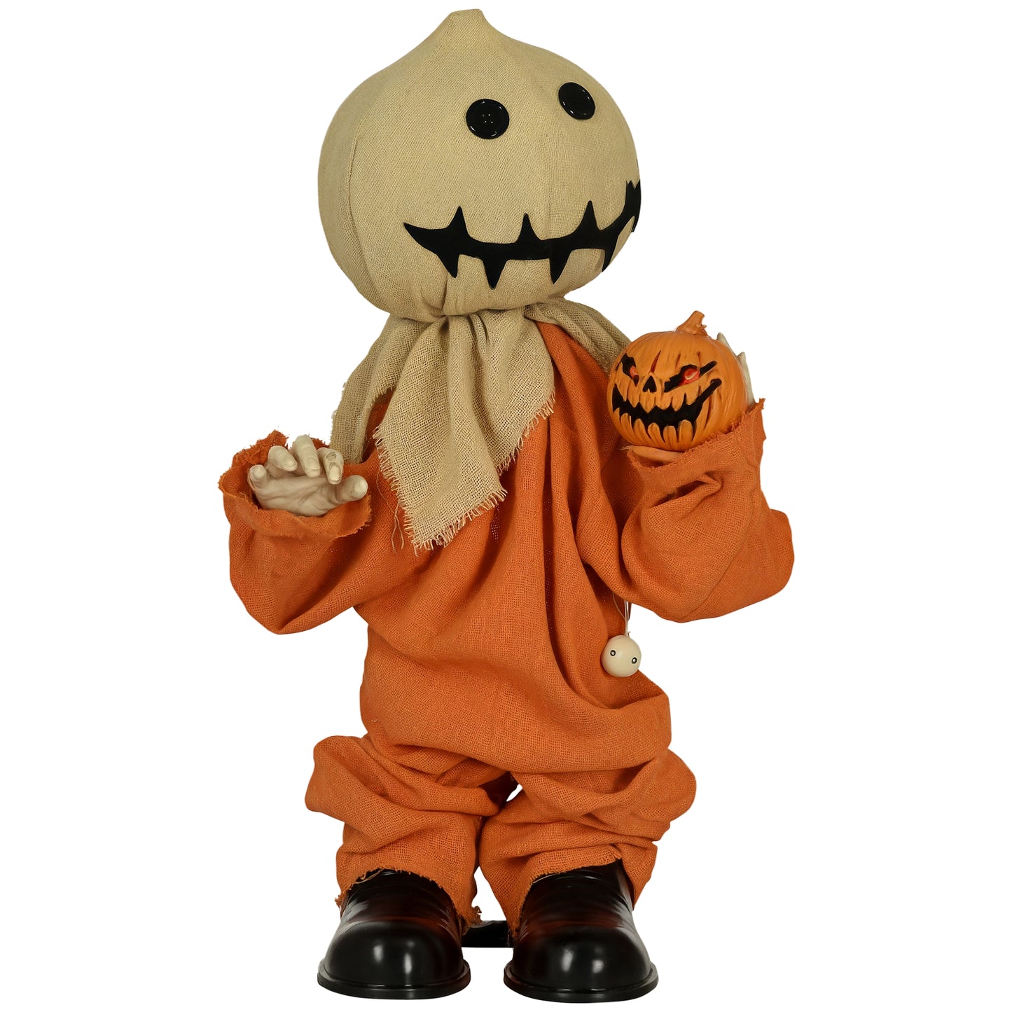 Animated Scarecrow Halloween Decoration - 77cm