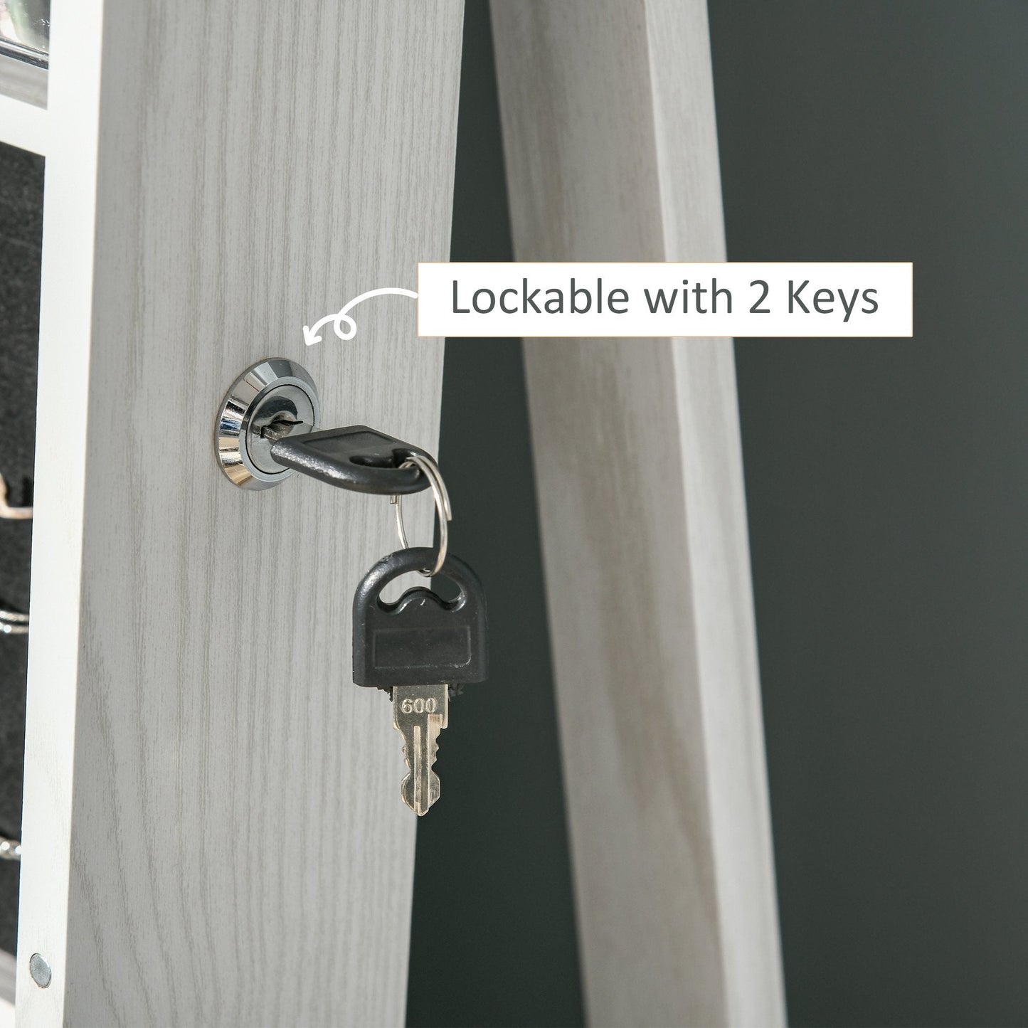 360° Swivel Jewellery Cabinet