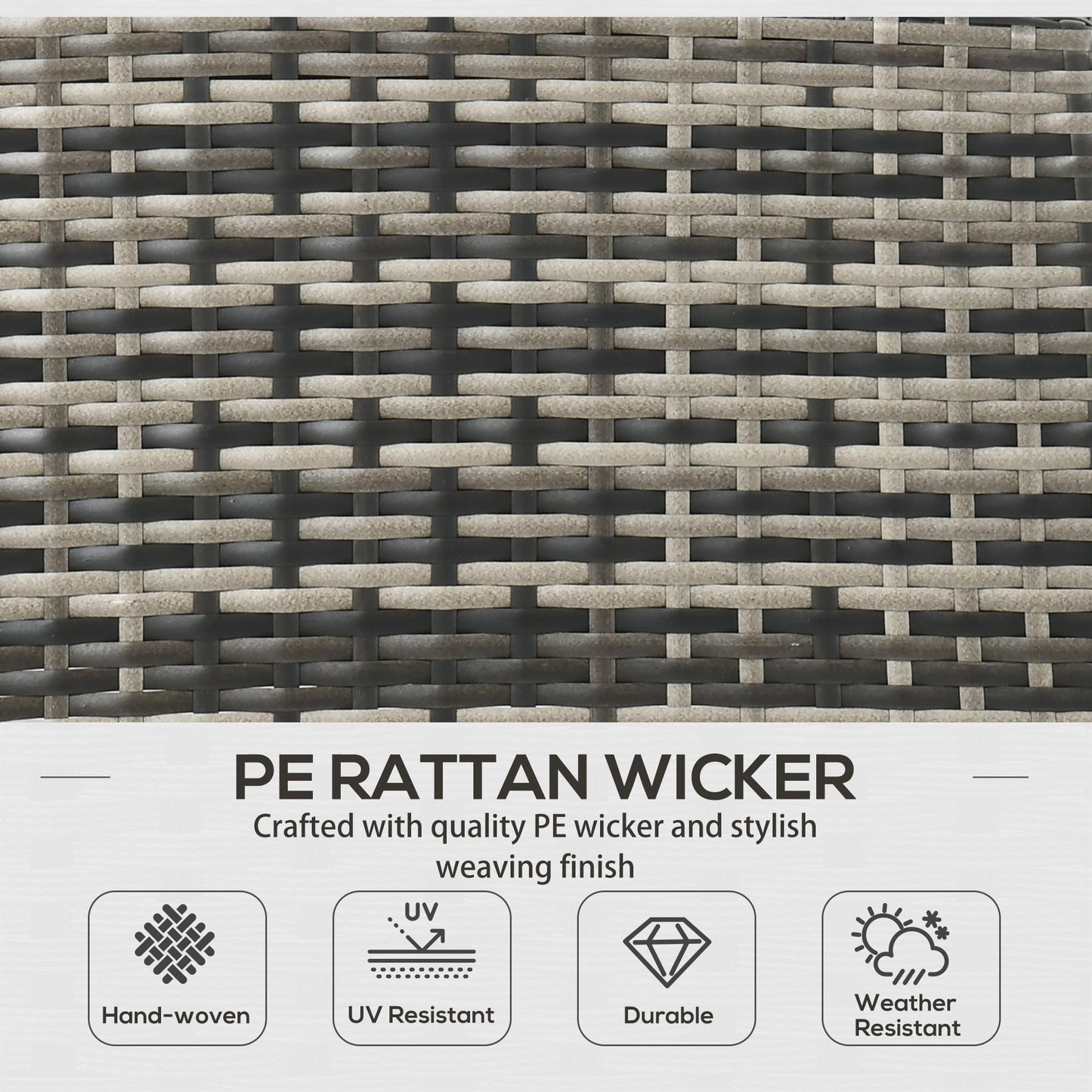 5 Seater Rattan Garden Furniture Set