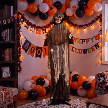 Animated Grim Reaper Halloween Decoration - 170cm