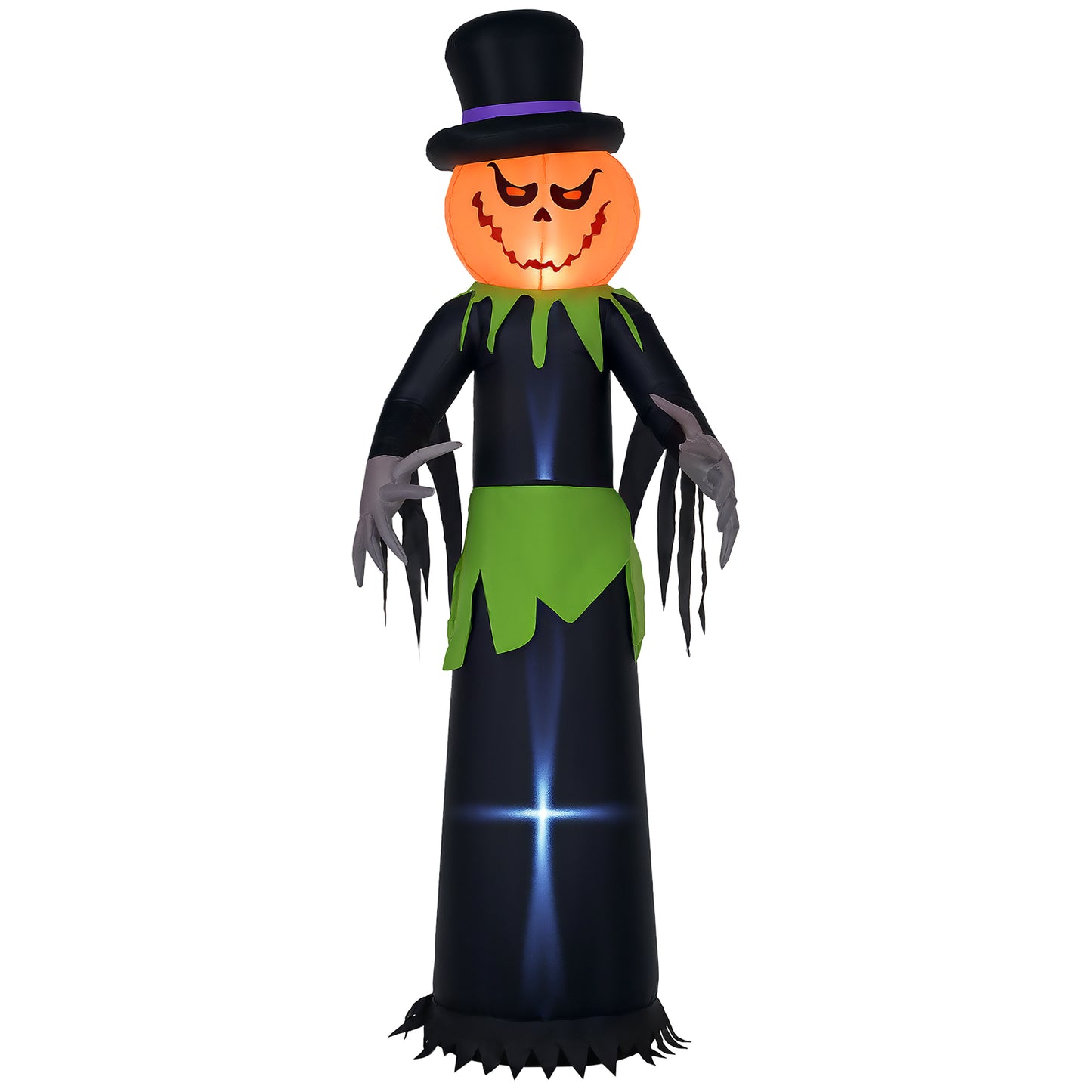 Pumpkin Man Inflatable Halloween Decoration - 250cm