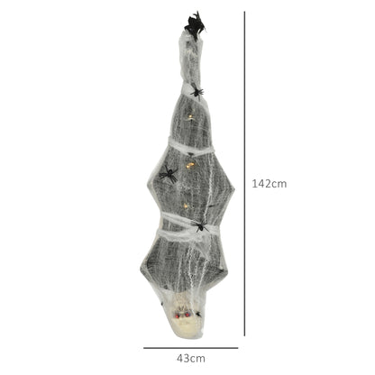 Animated Skeleton Halloween Decoration - 142cm
