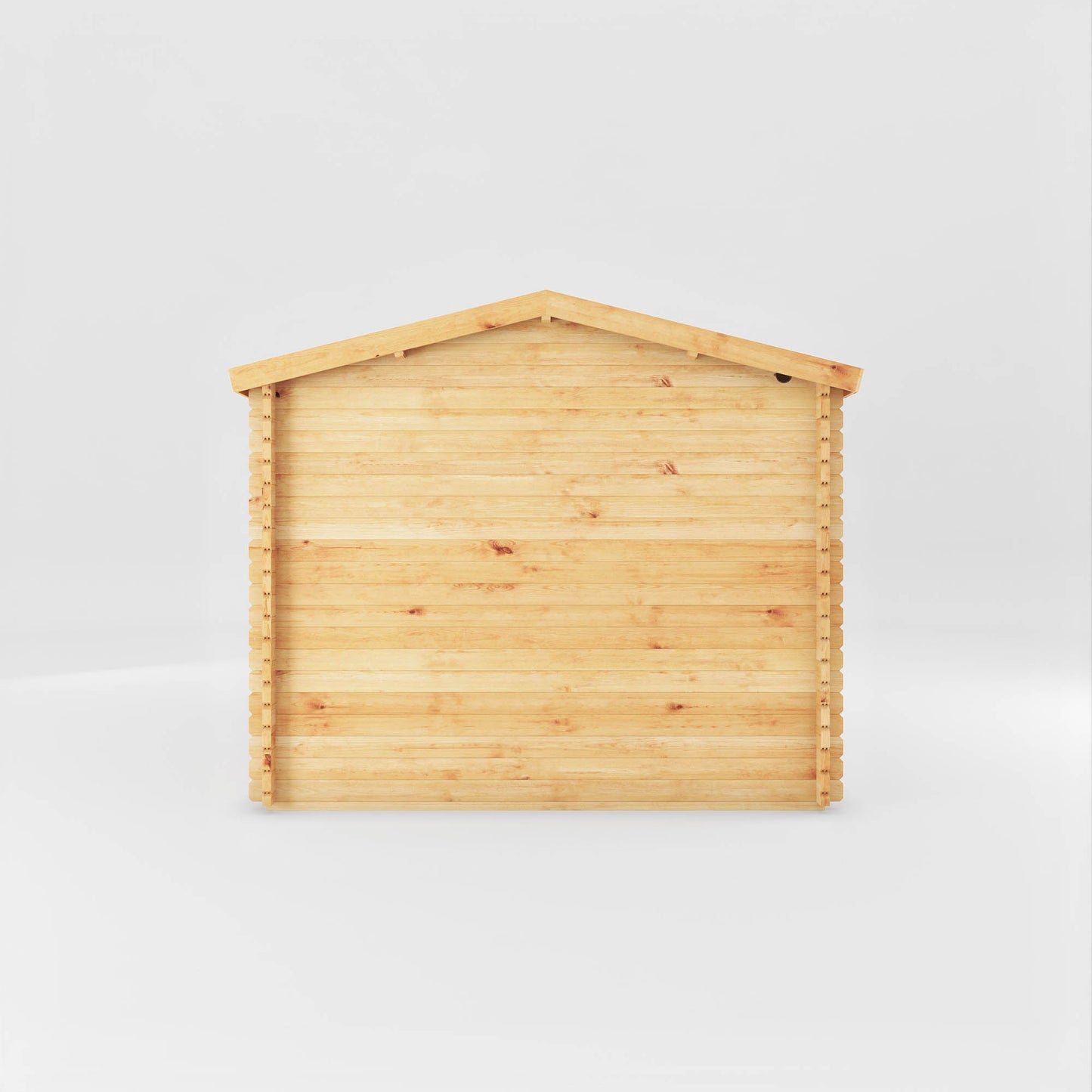 Mercia Studio 10' 3" x 16' 10" Apex Log Cabin - Premium 44mm Cladding Loglap - White UPVC