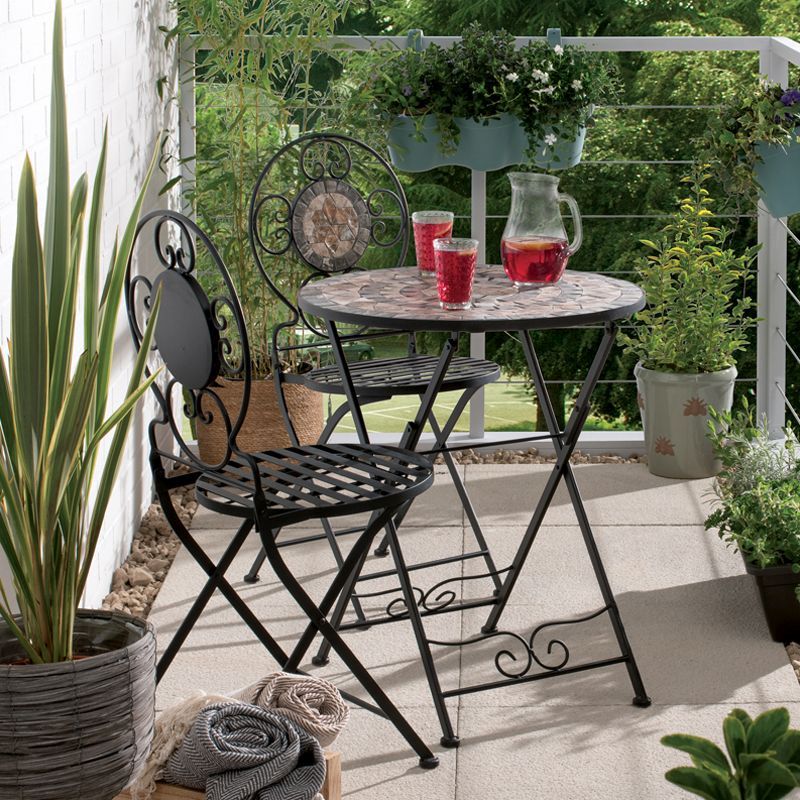 Messina Garden Bistro Set by Croft - 2 Seats