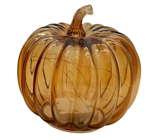 Halloween Pumpkin Light Yellow 16cm