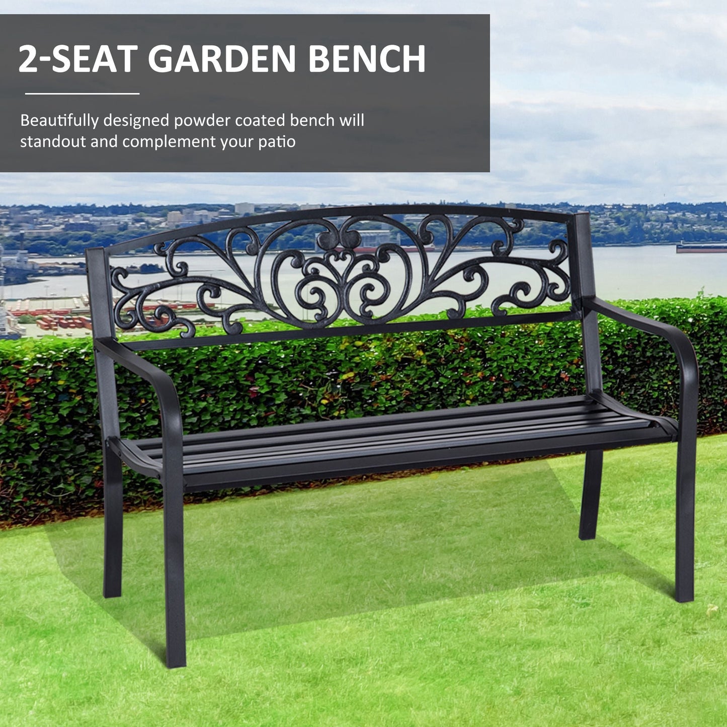 2 Seater Garden Bench