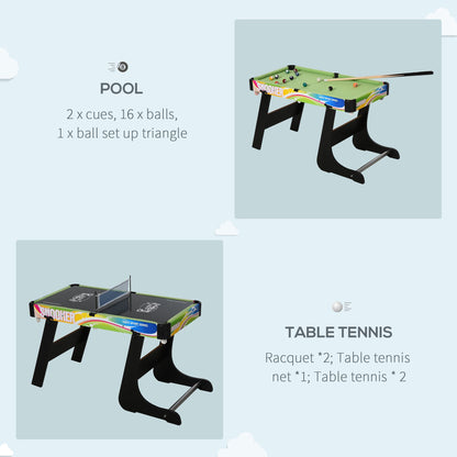 Medium-density fibreboard 4-in-1 Multi Indoor Game Sports Table