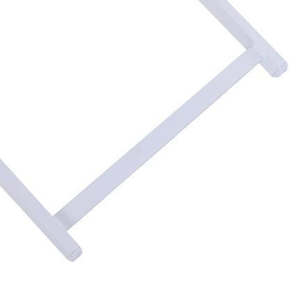 Textilene Chaise Lounge Recliner Chair Adjustable Sun Lounger Patio White