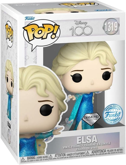 Funko Pop! Frozen - Elsa Disney 100th Diamond Glitter Collection