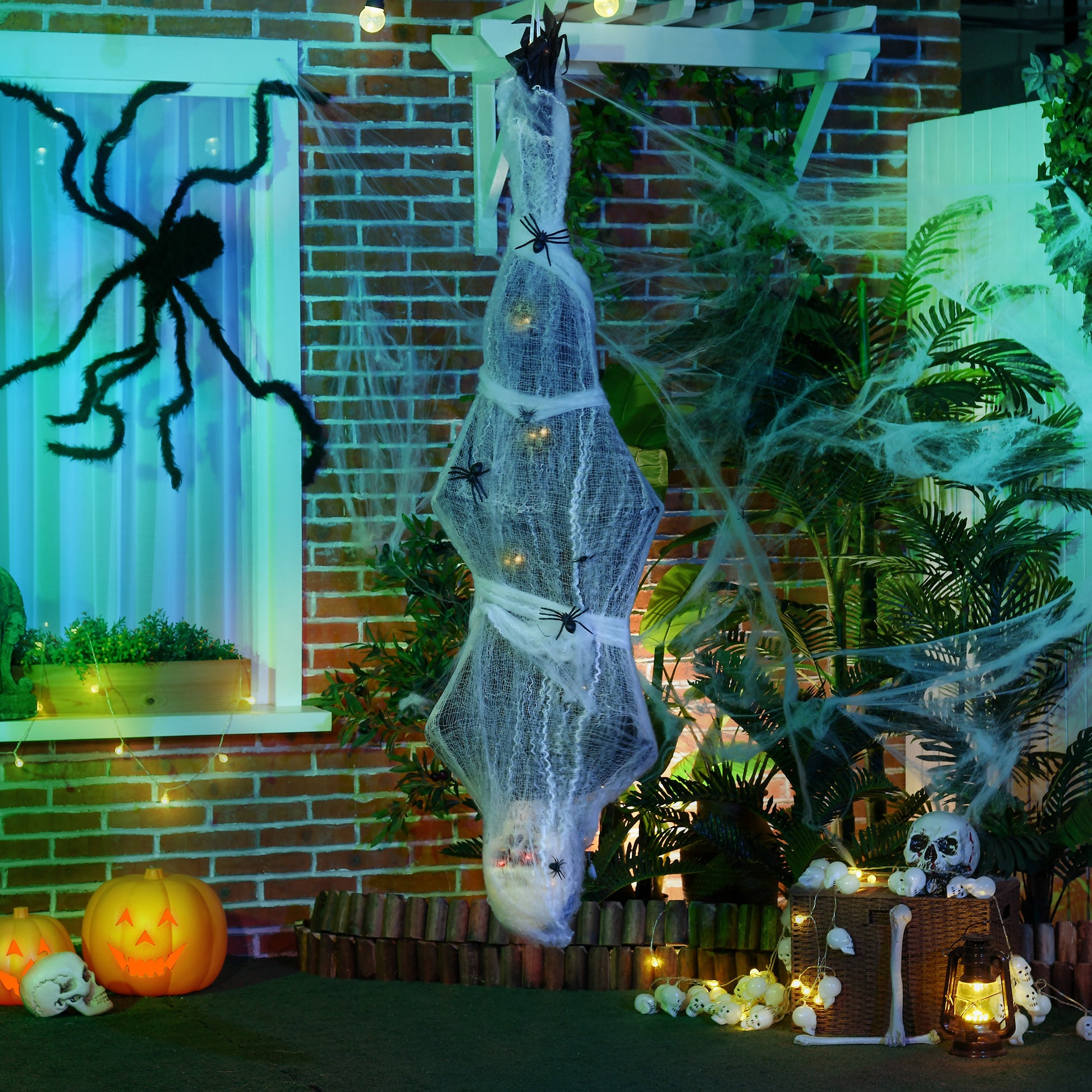 Animated Skeleton Halloween Decoration - 142cm Primary Image