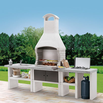 Marbella Masonry Garden BBQ Kitchen by Palazzetti