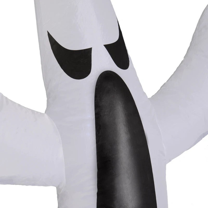 Inflatable Halloween Scary Ghost Outdoor Decoration w/ LED Lights 1.2M