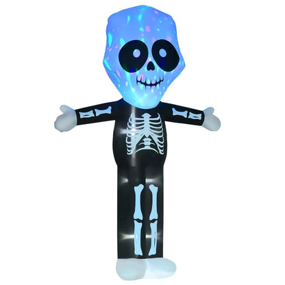 3m Halloween Inflatable Skeleton Ghost Decoration Lighted for Indoor Outdoor