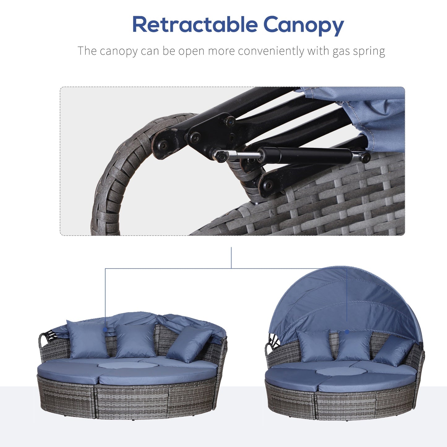 PE Rattan Lounge Set