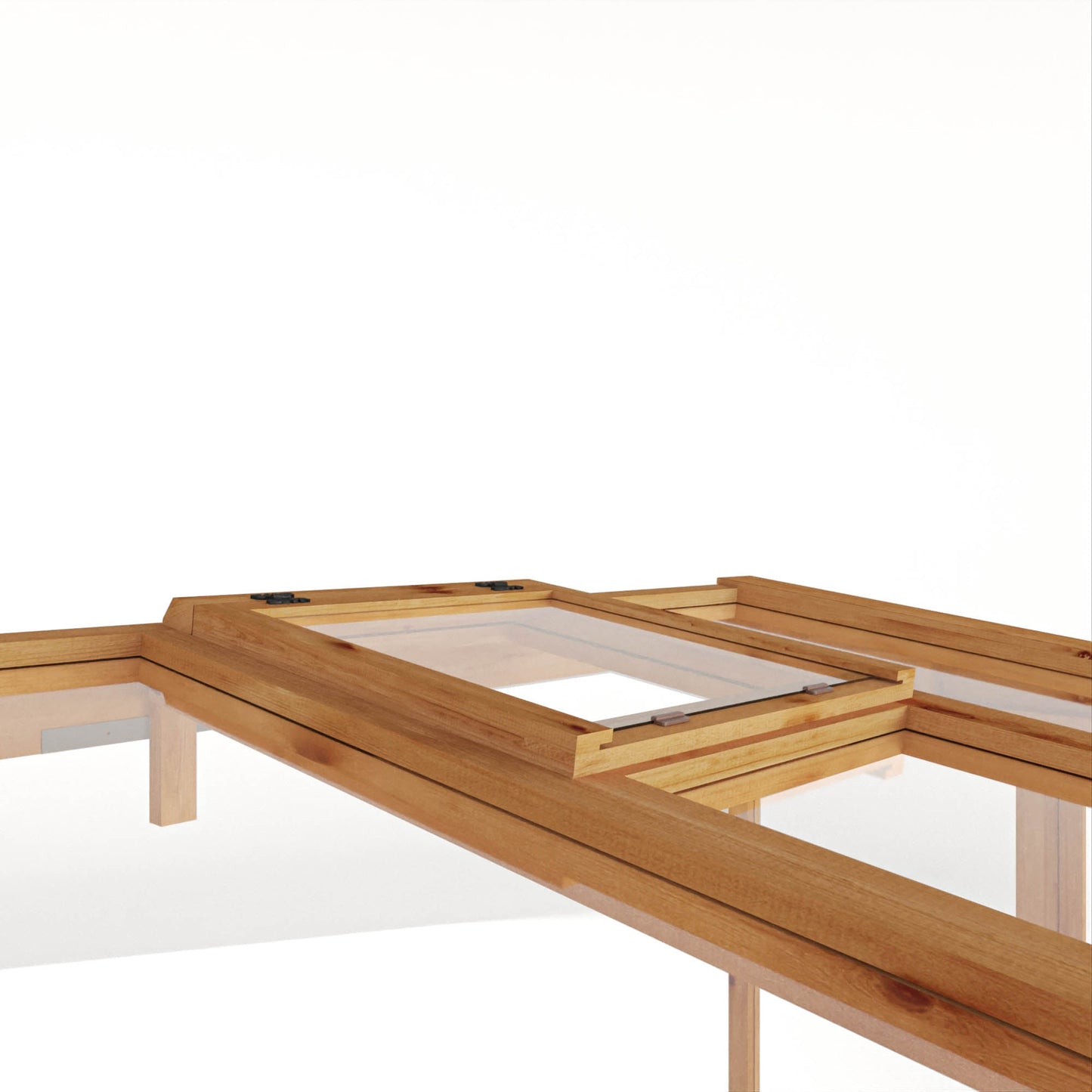 Mercia Woodsman 8' 2" x 3' 11" Pent Lean-to Greenhouse - Premium Dip Treated Shiplap- Styrene Windows