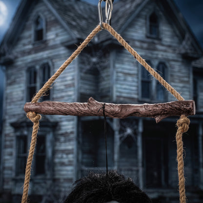 Animated Swinging Ghost Halloween Decoration - 170cm