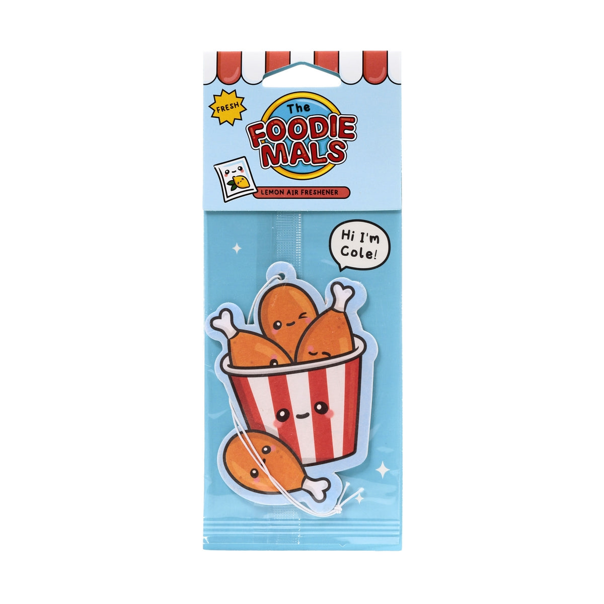 Foodiemals Lemon Air Freshener - Cole The Fried Chicken Bucket
