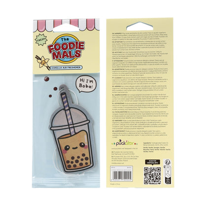 Foodiemals Vanilla Air Freshener - Boba The Bubble Tea