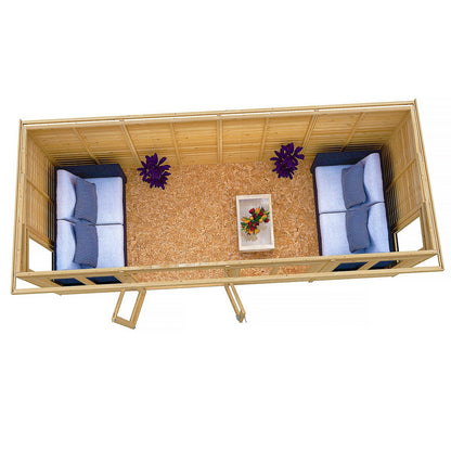 Shire Alora 7' 1" x 15' 11" Pent Summerhouse - Premium Dip Treated Overlap