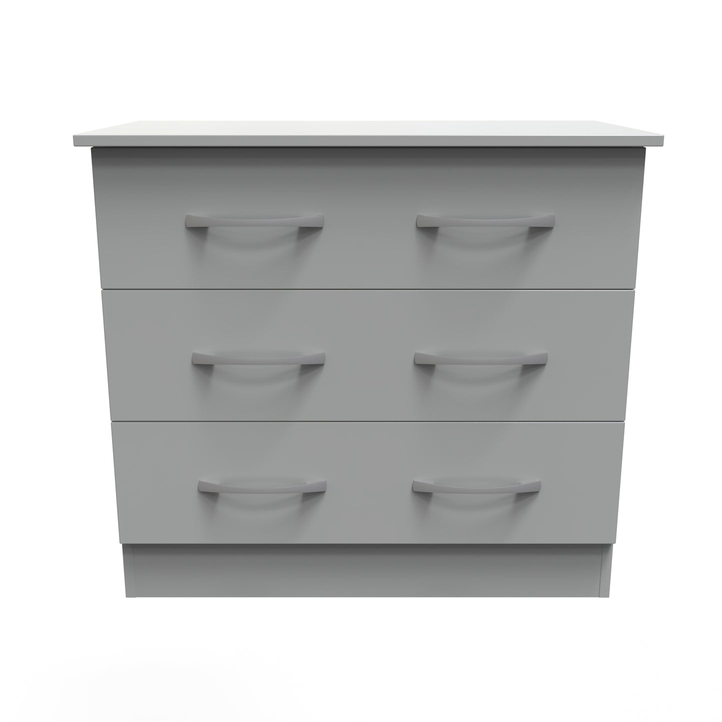 Avon Chest of Drawers Grey 3 Drawers 74cm