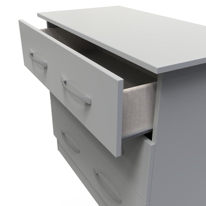 Avon Chest of Drawers Grey 3 Drawers 74cm