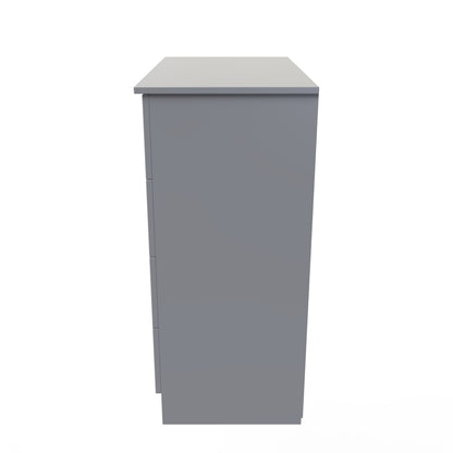 Avon Chest of Drawers Grey 4 Drawers 89cm