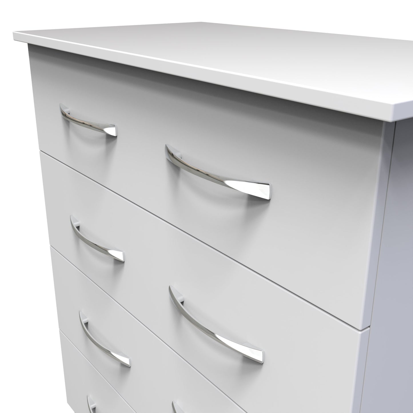 Avon Chest of Drawers White 4 Drawers 89cm