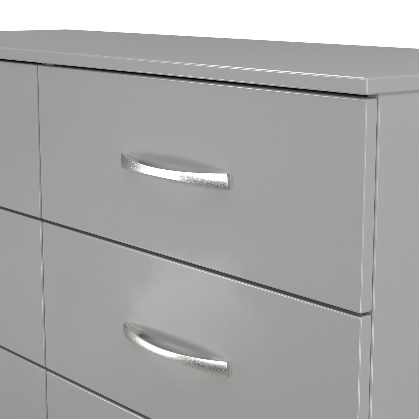 Avon Large Chest of Drawers Grey 6 Drawers 110cm