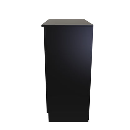 Avon Chest of Drawers Black 3 Drawers 39cm