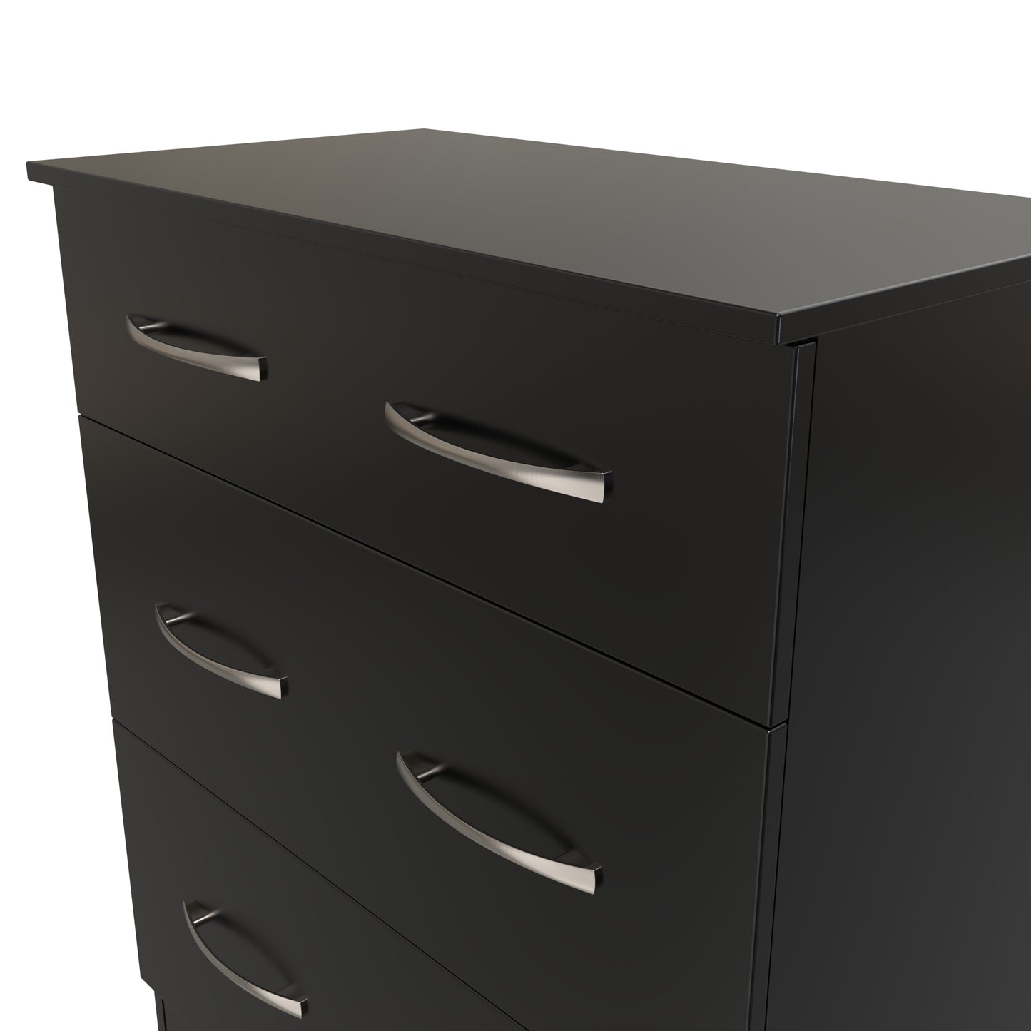 Avon Chest of Drawers Black 3 Drawers 39cm