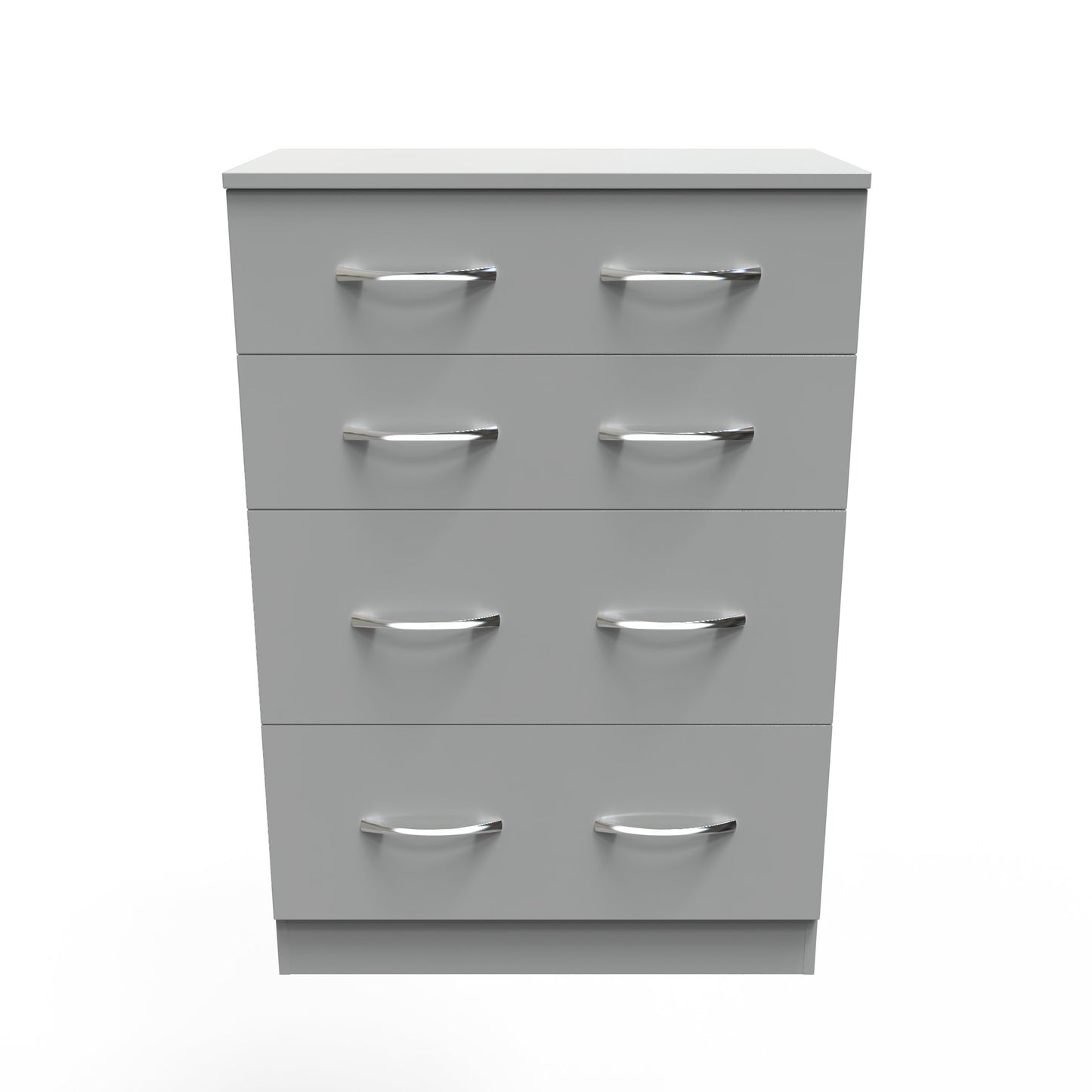 Avon Tall Chest of Drawers Grey 4 Drawers 108cm