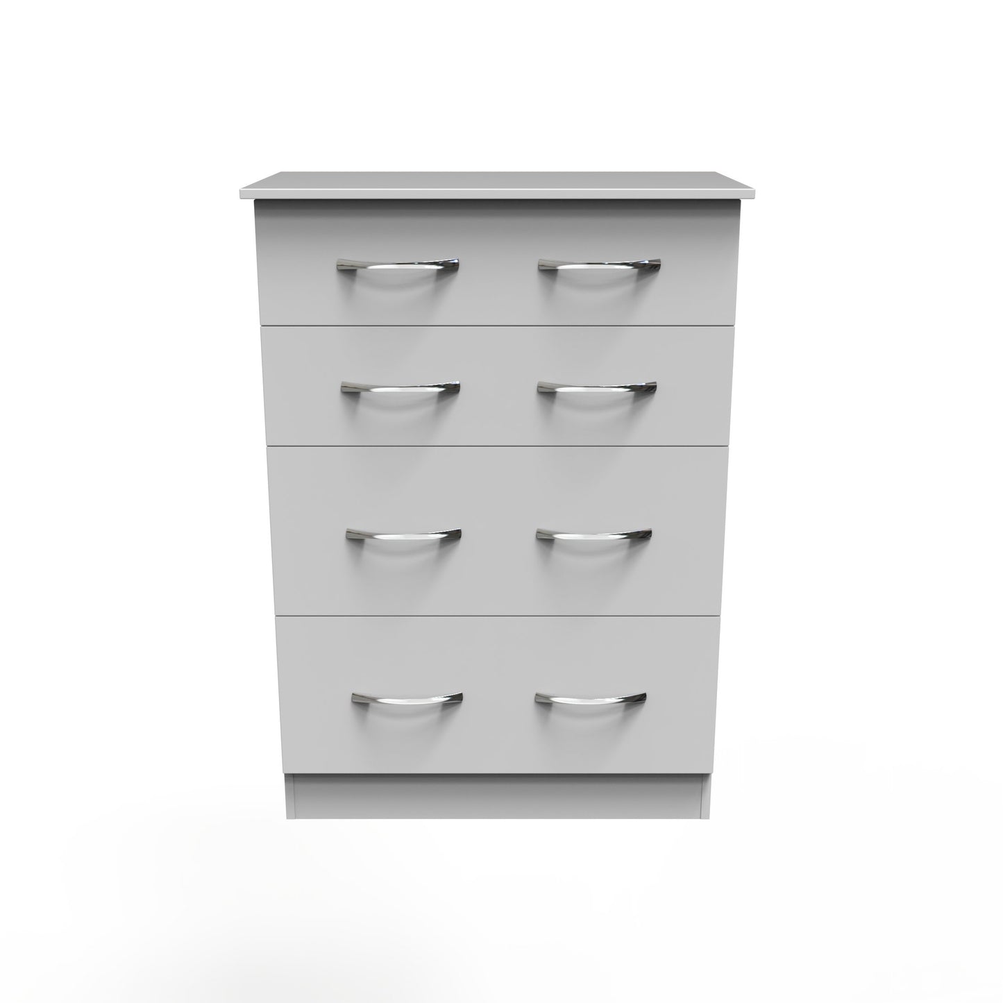Avon Tall Chest of Drawers White 4 Drawers 108cm