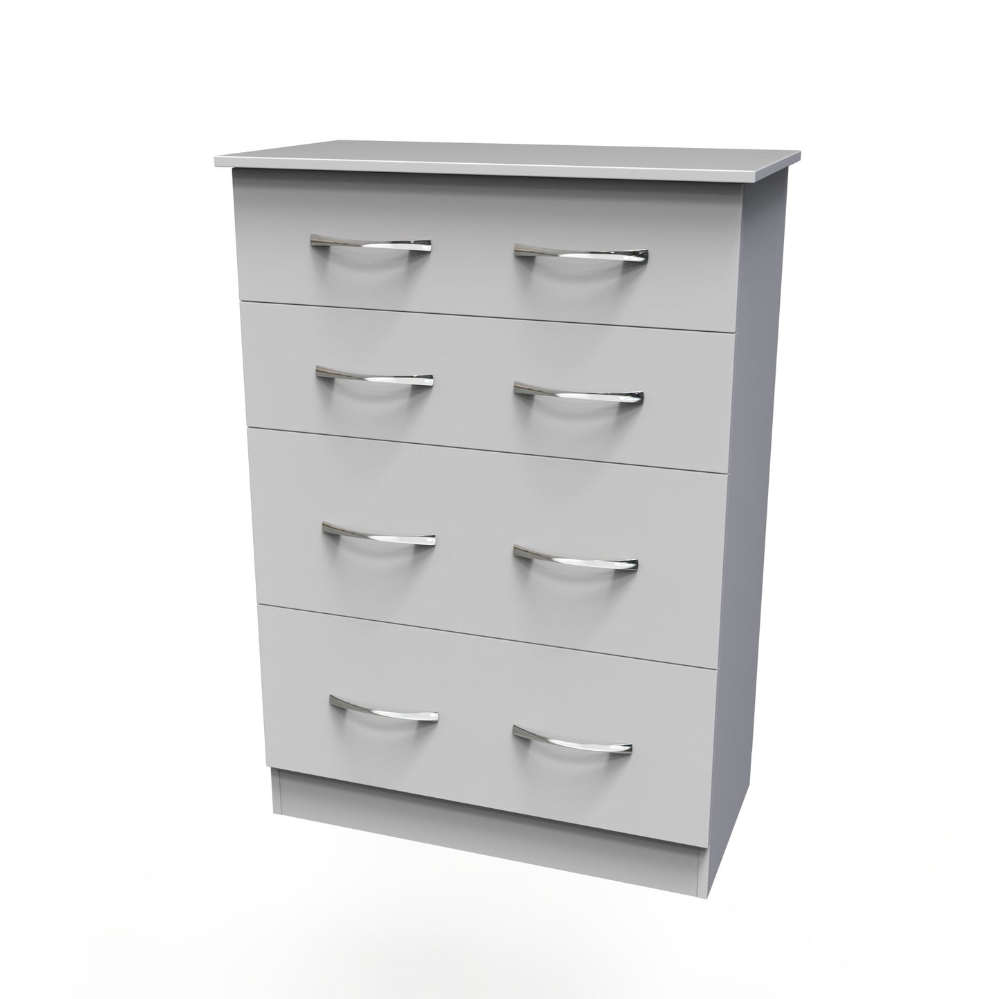 Avon Tall Chest of Drawers White 4 Drawers 108cm