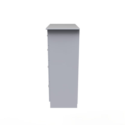 Avon Tall Chest of Drawers White 4 Drawers 108cm