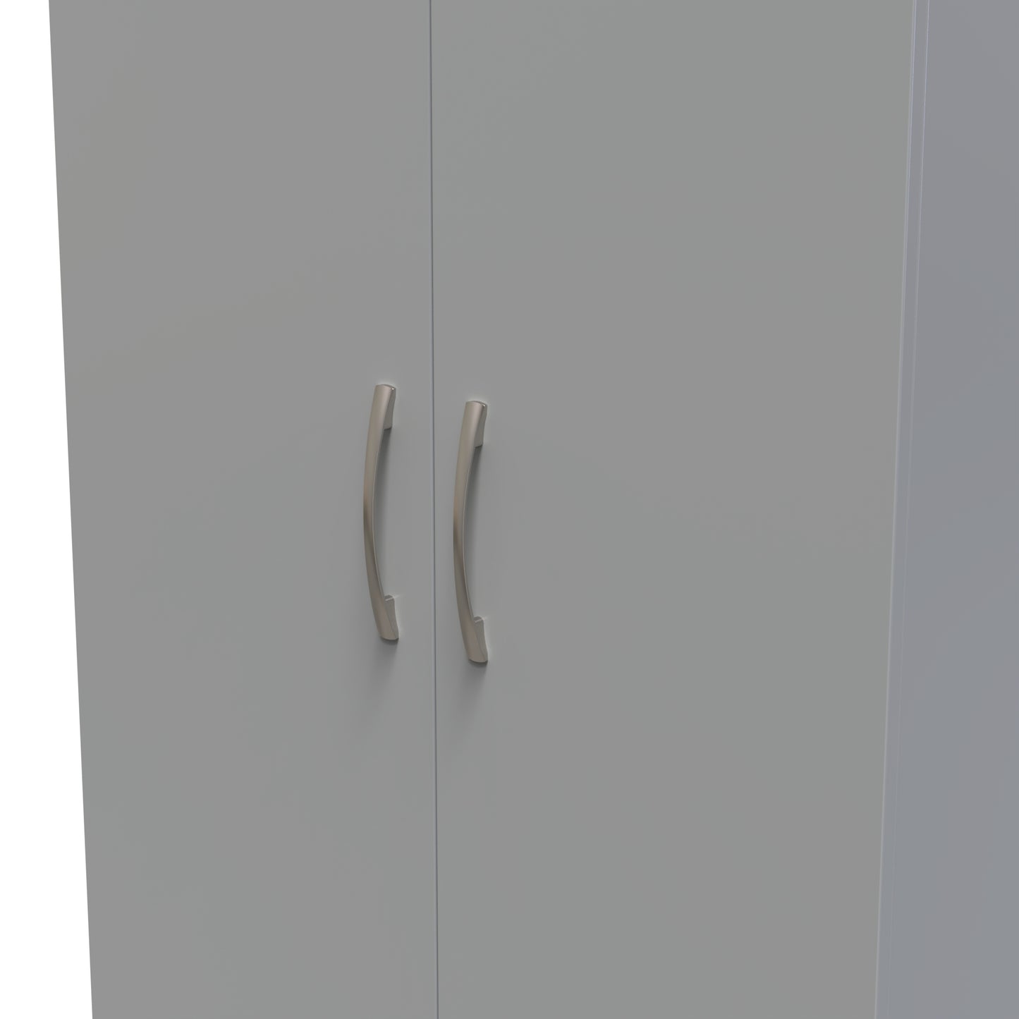 Avon Tall Wardrobe Grey 2 Doors 182cm