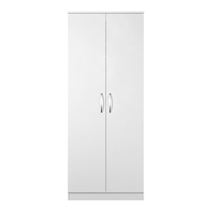 Avon Tall Wardrobe White 2 Doors 182cm