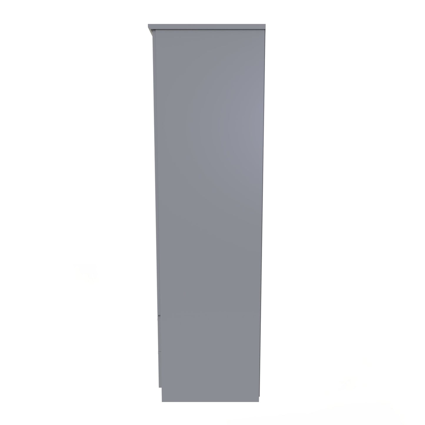 Avon Tall Wardrobe Grey 2 Doors 2 Drawers 182cm