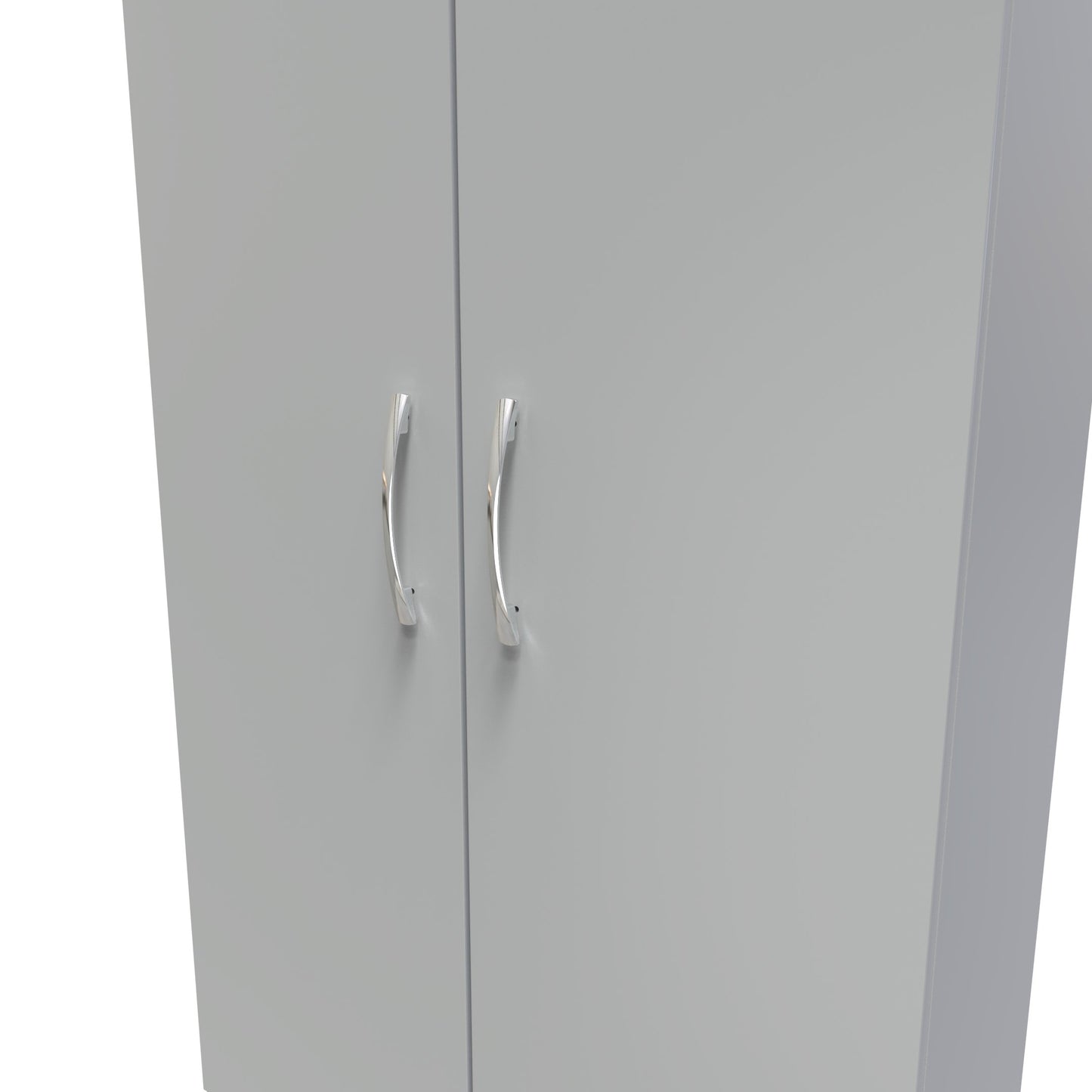 Avon Tall Wardrobe Grey 2 Doors 2 Drawers 182cm