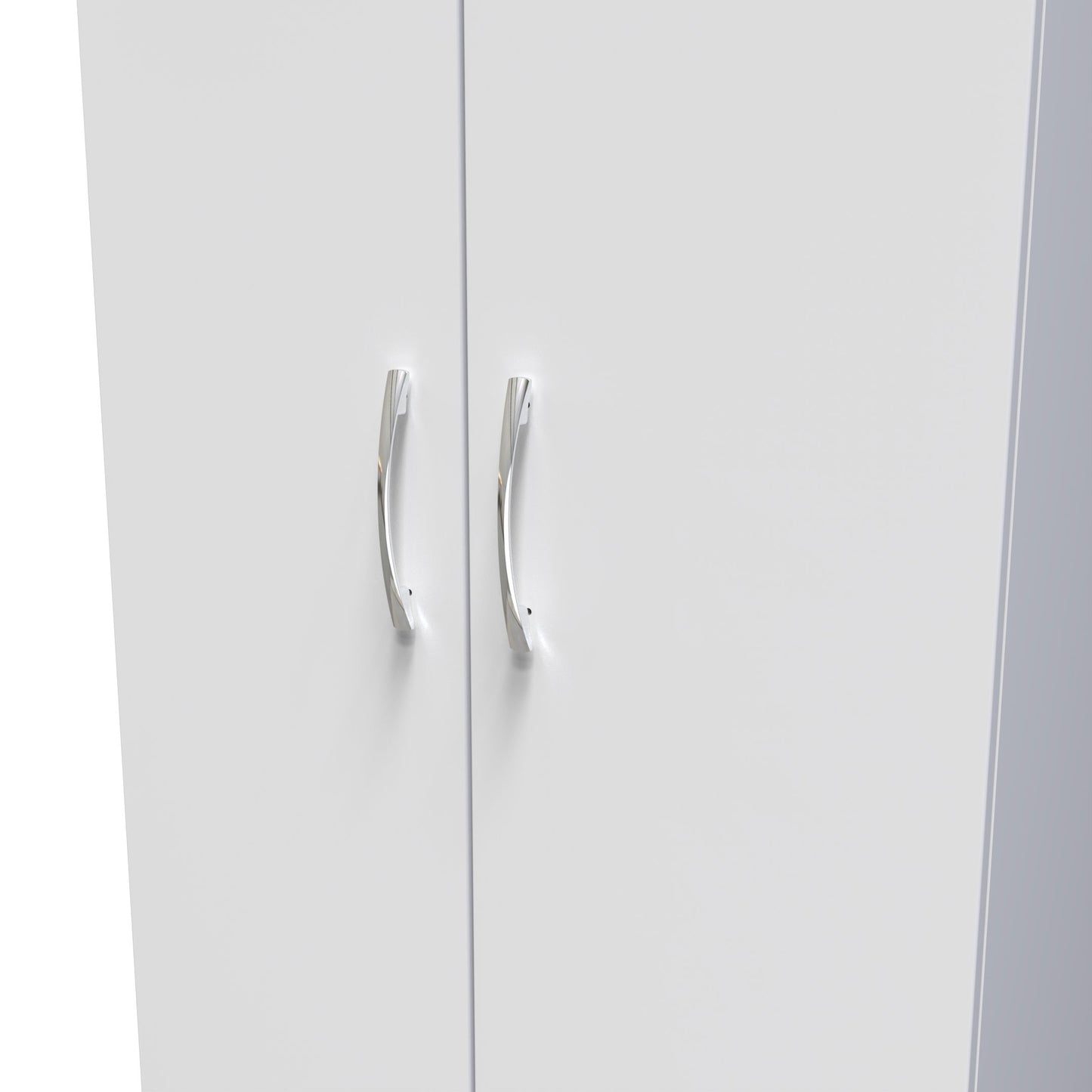 Avon Tall Wardrobe White 2 Doors 2 Drawers 182cm