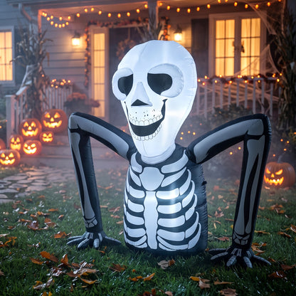 Skeleton Inflatable Halloween Decoration - 153cm